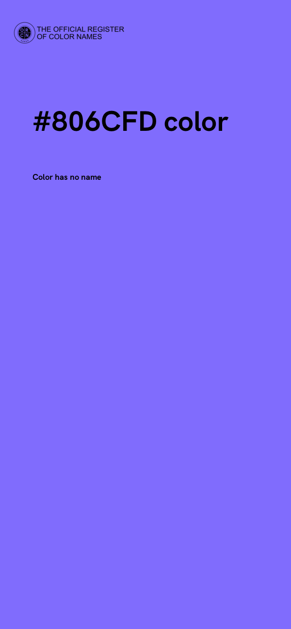 #806CFD color image