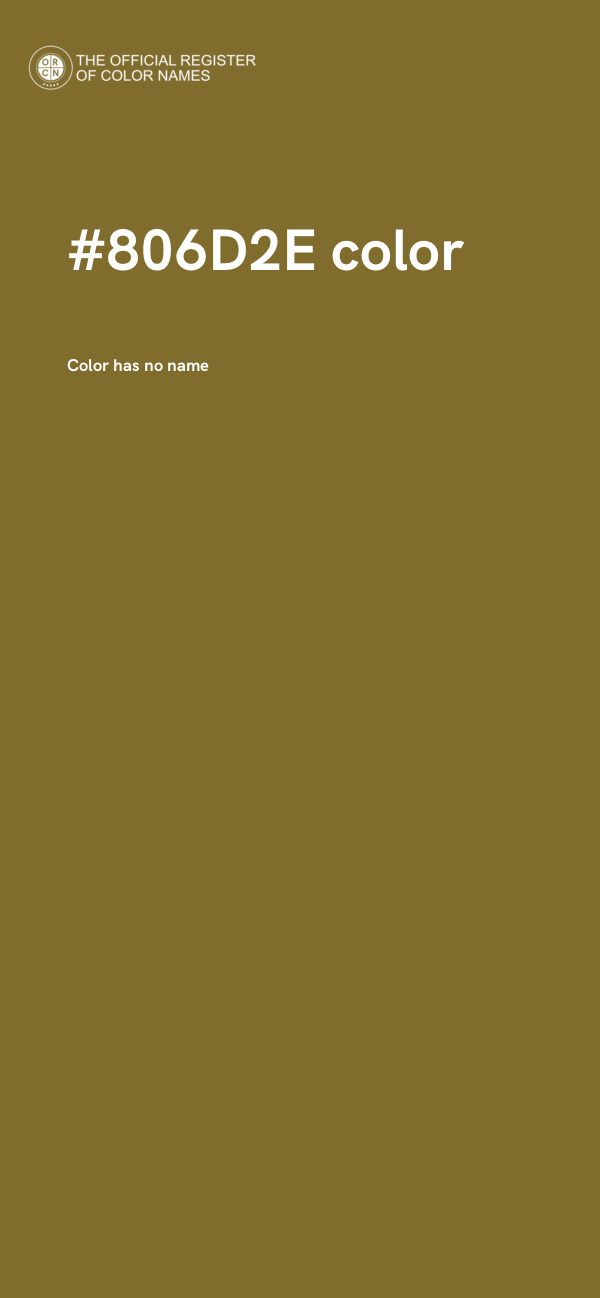 #806D2E color image