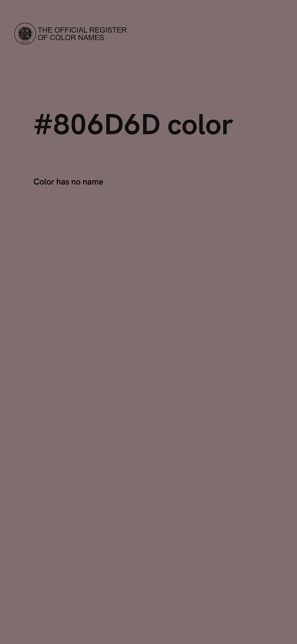 #806D6D color image
