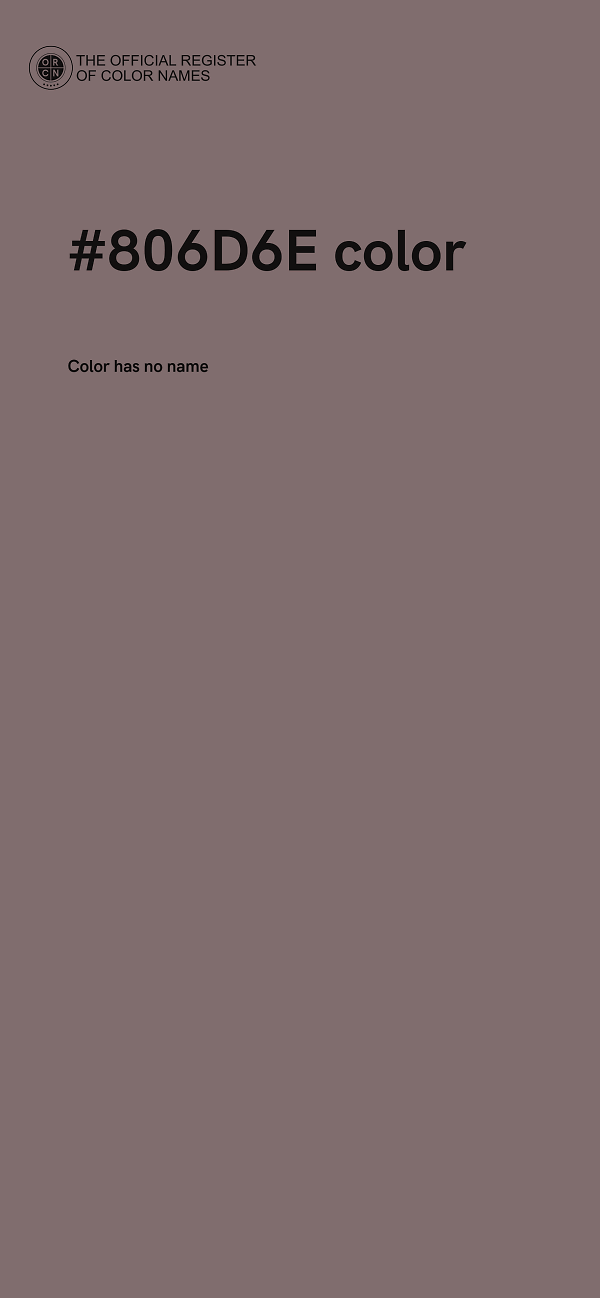 #806D6E color image