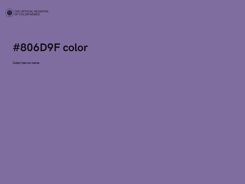 #806D9F color image