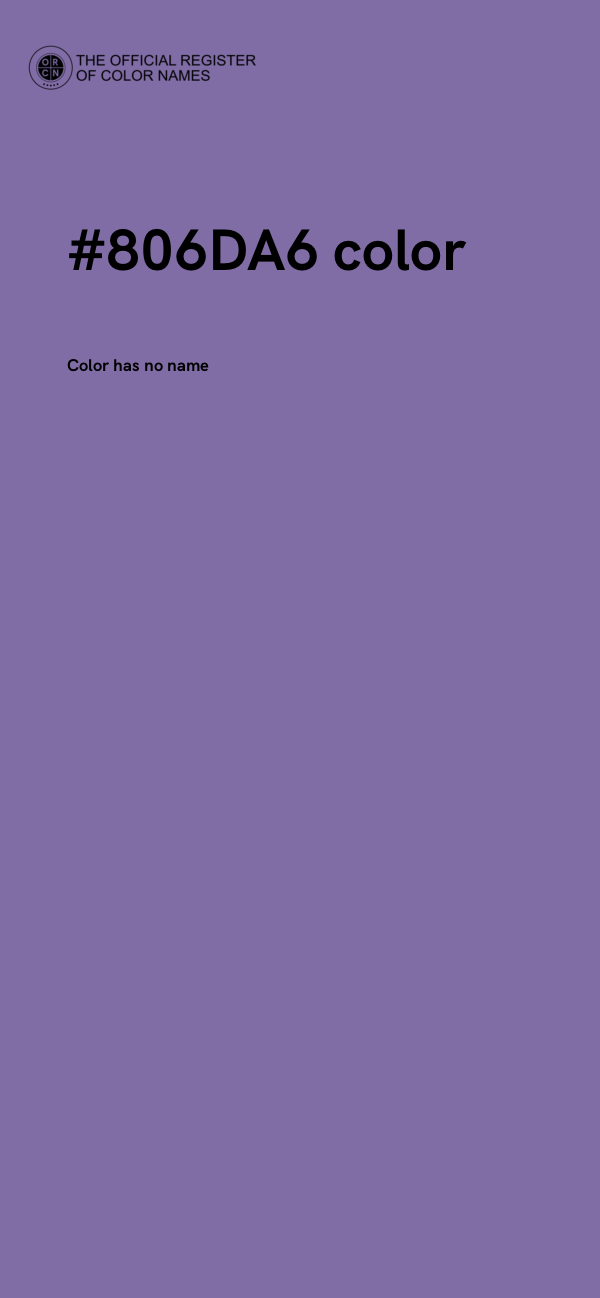#806DA6 color image
