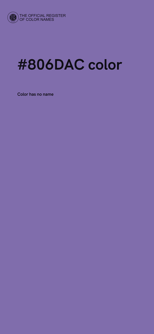 #806DAC color image