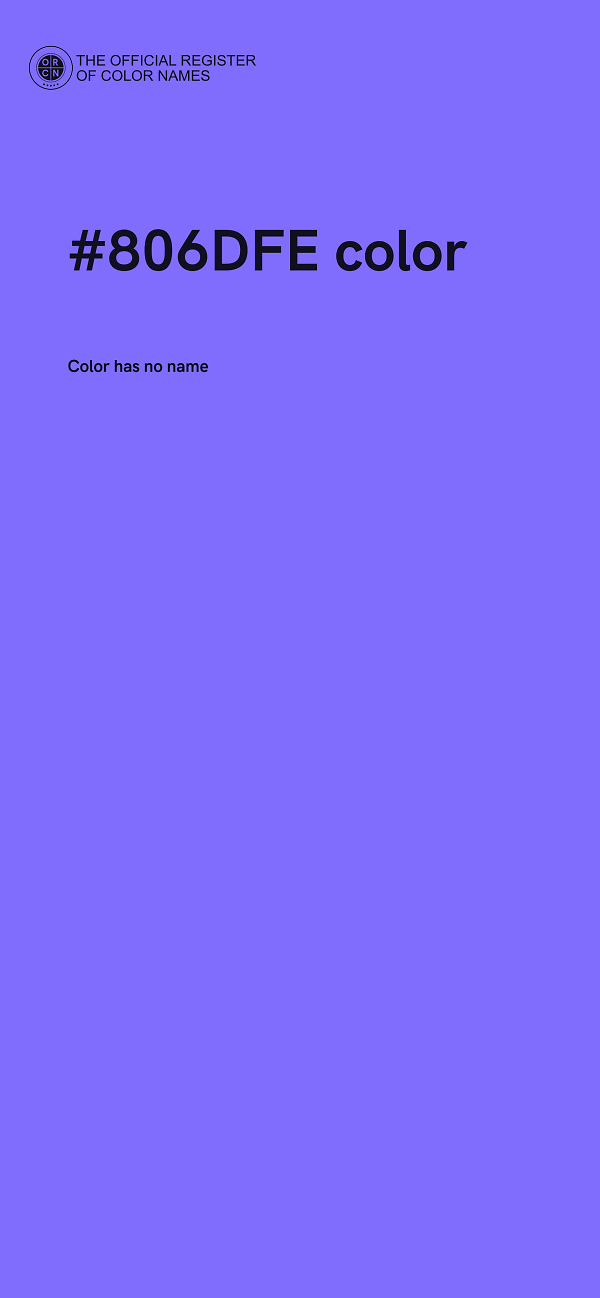 #806DFE color image