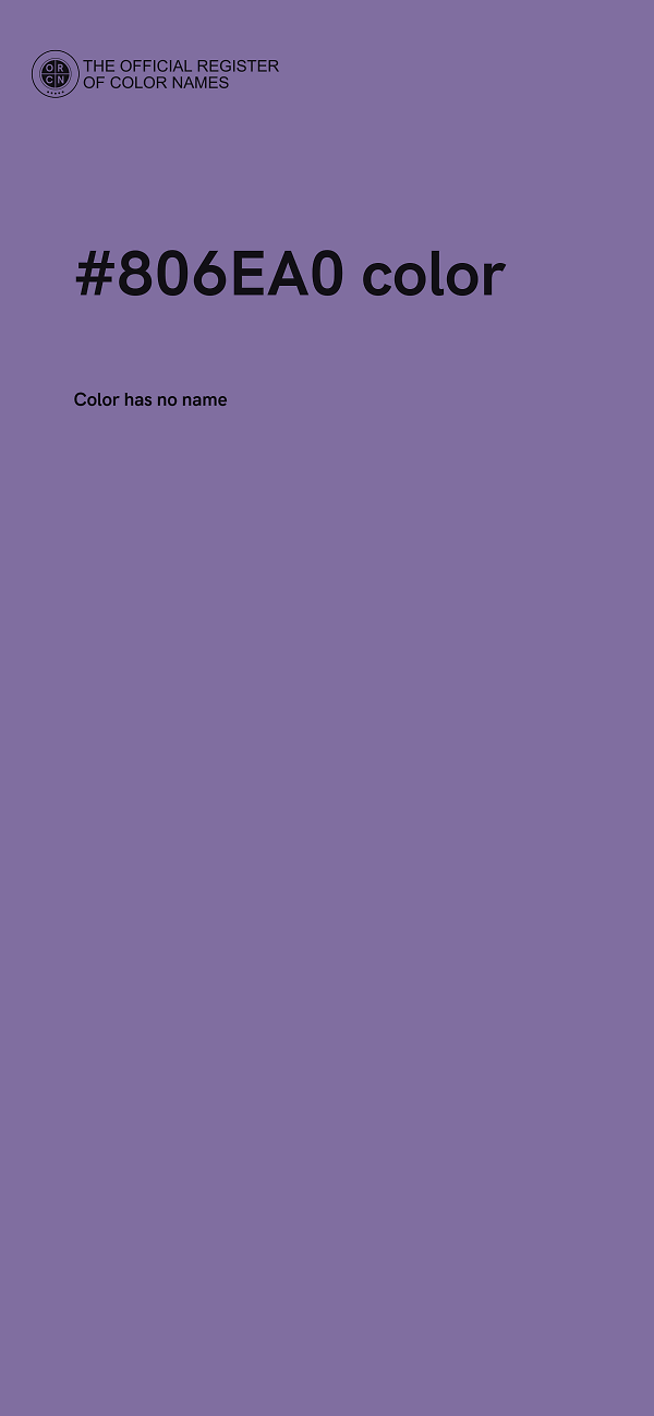 #806EA0 color image