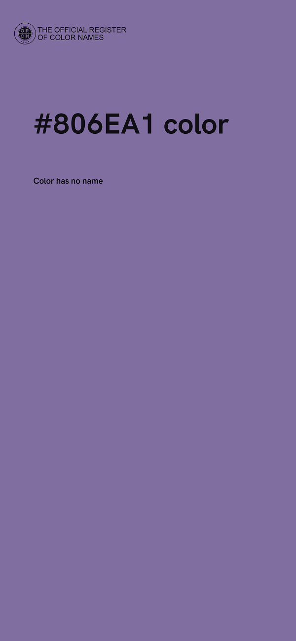 #806EA1 color image