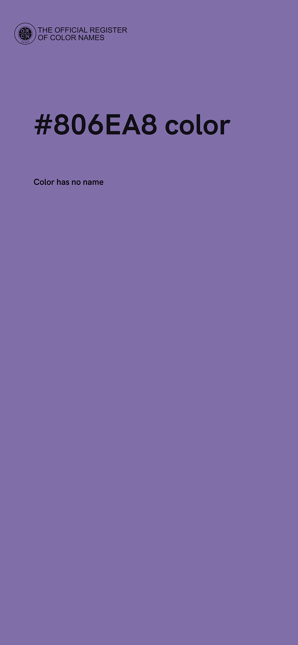 #806EA8 color image