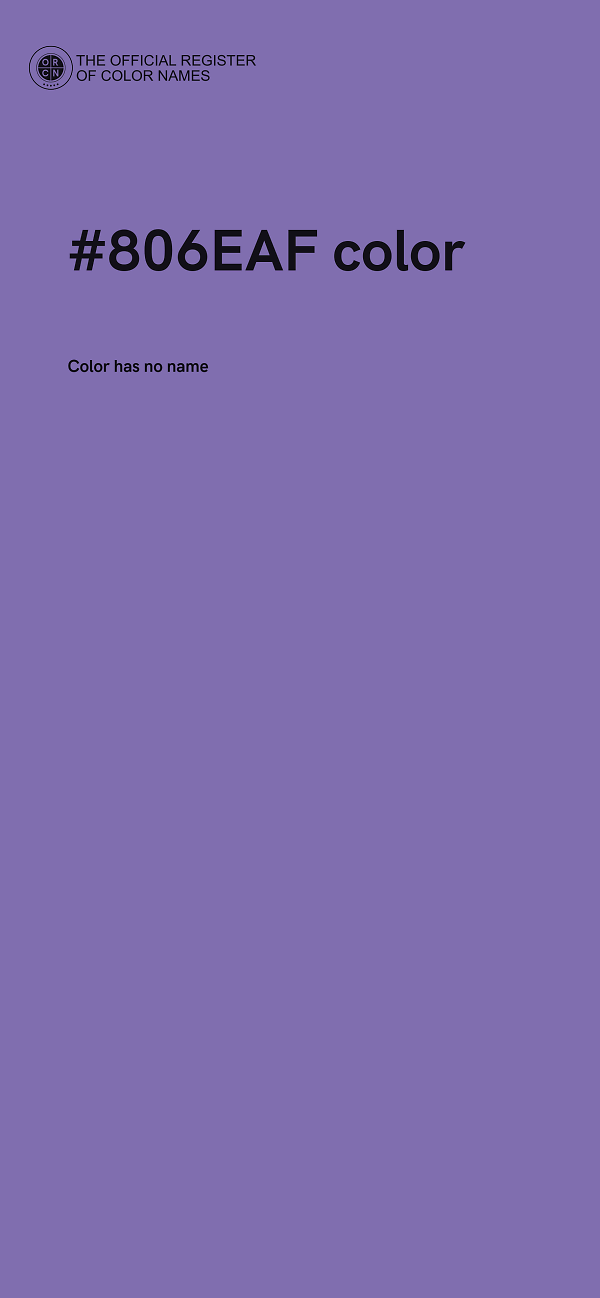 #806EAF color image