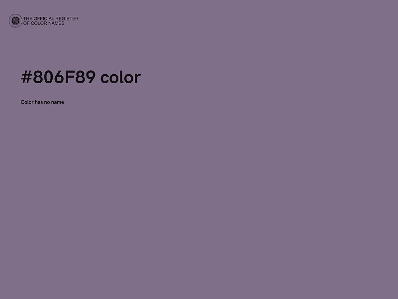 #806F89 color image