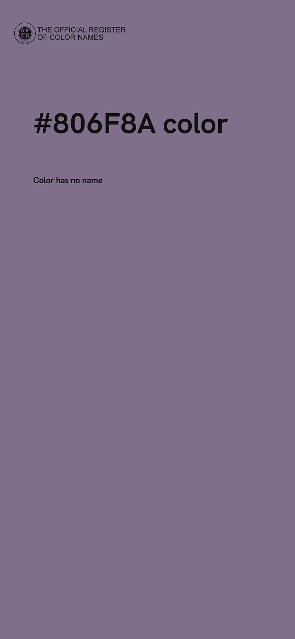 #806F8A color image