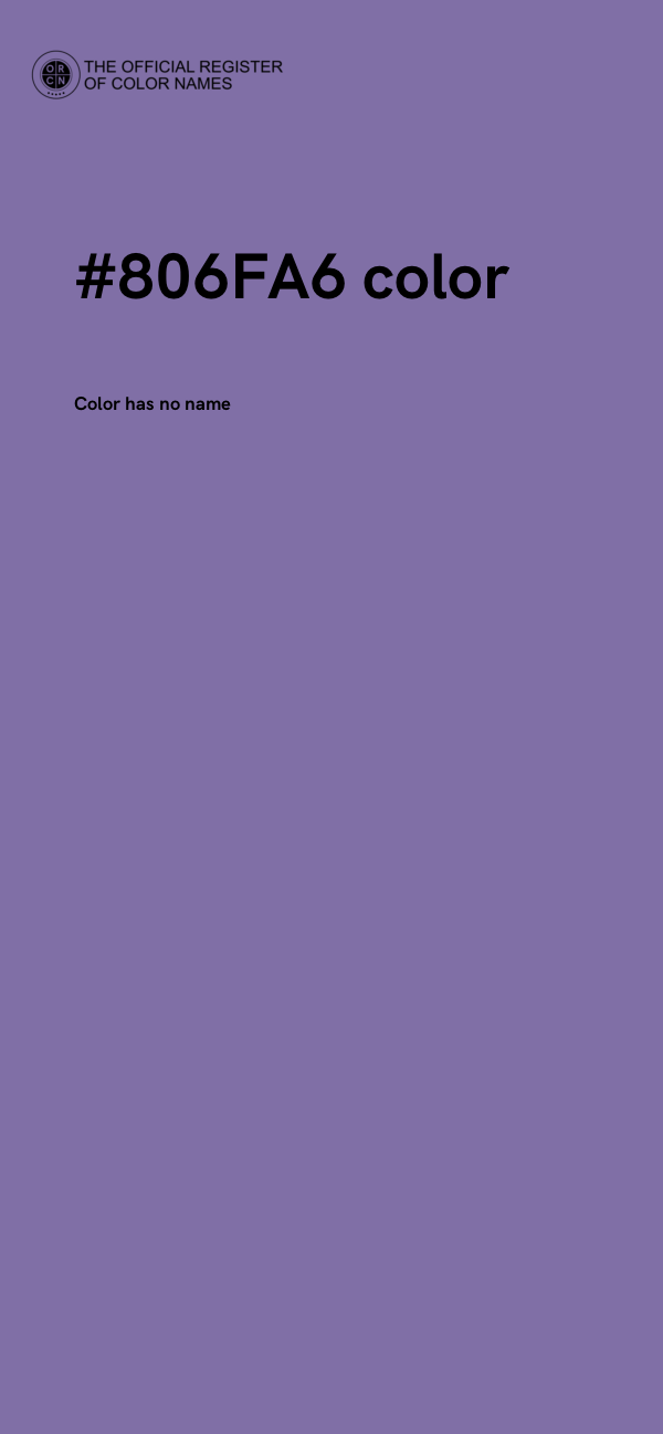 #806FA6 color image