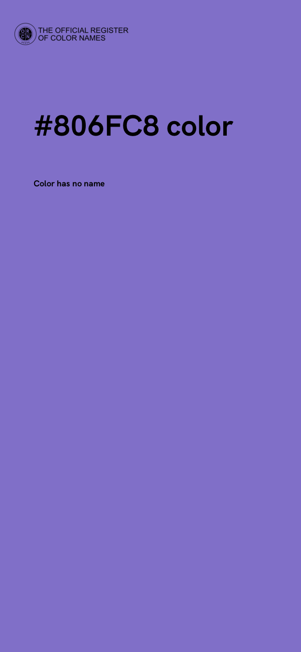 #806FC8 color image