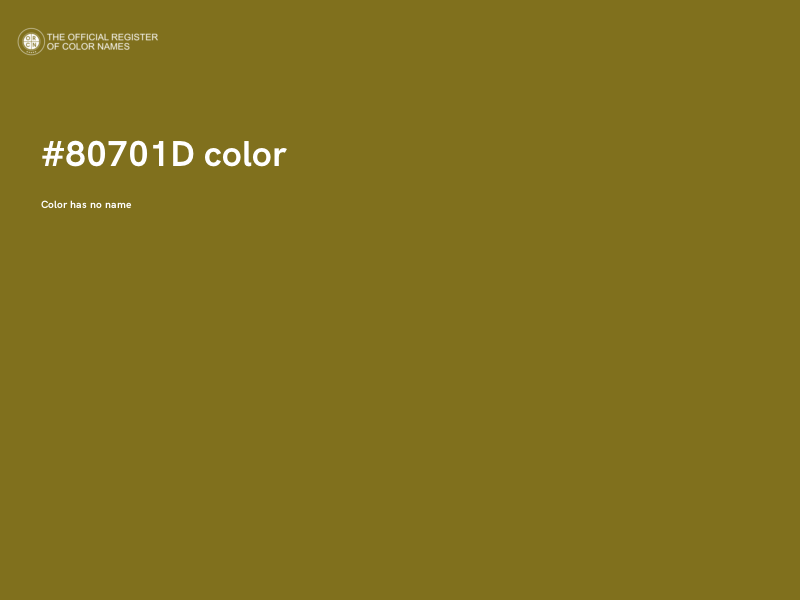 #80701D color image