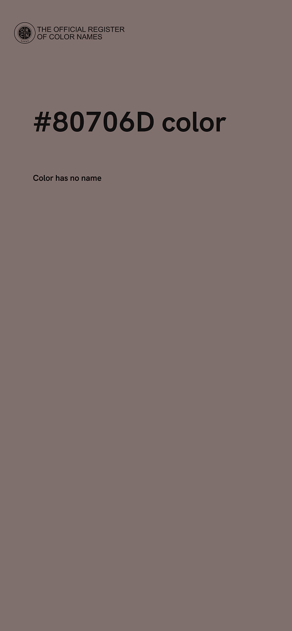 #80706D color image