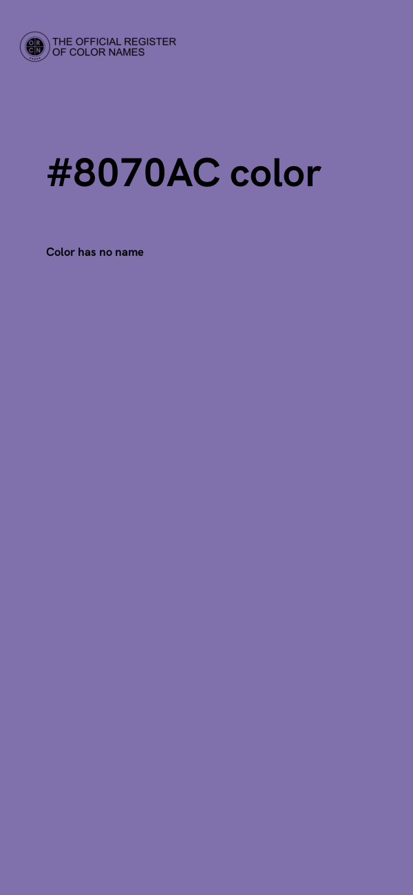 #8070AC color image