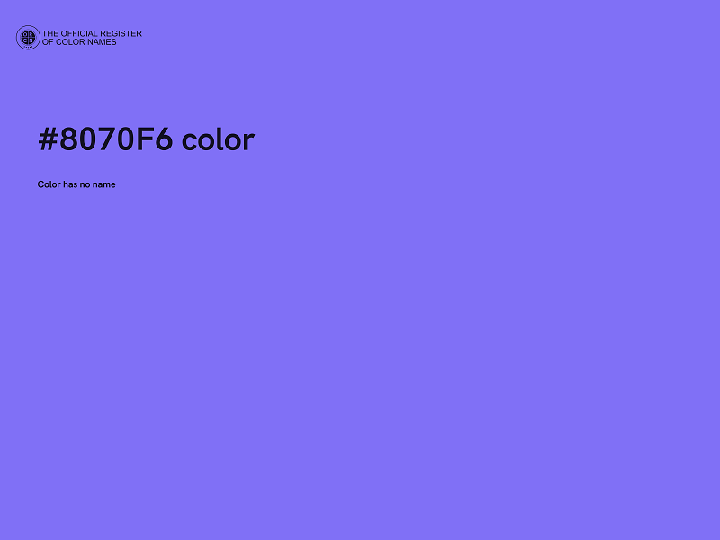 #8070F6 color image