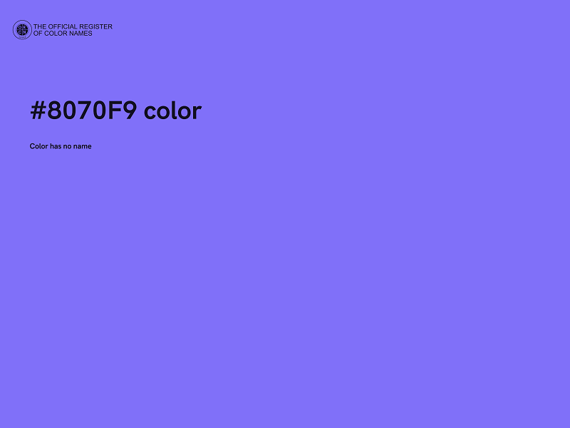 #8070F9 color image
