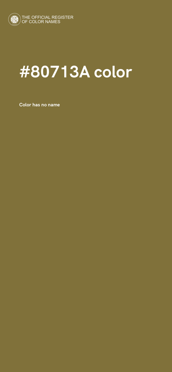 #80713A color image