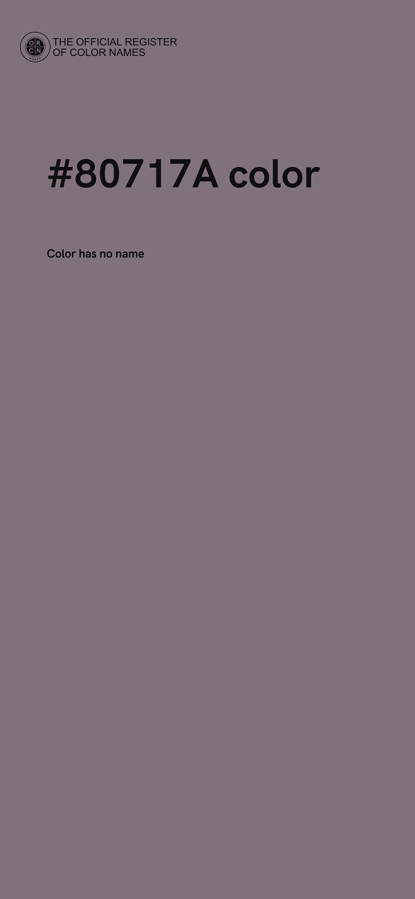 #80717A color image