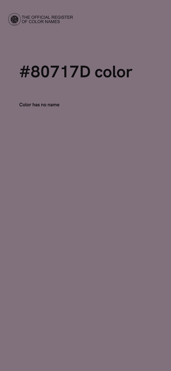 #80717D color image