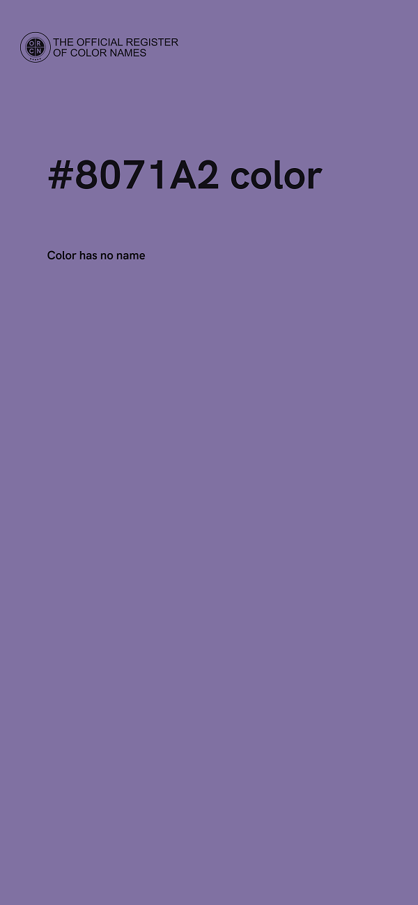 #8071A2 color image