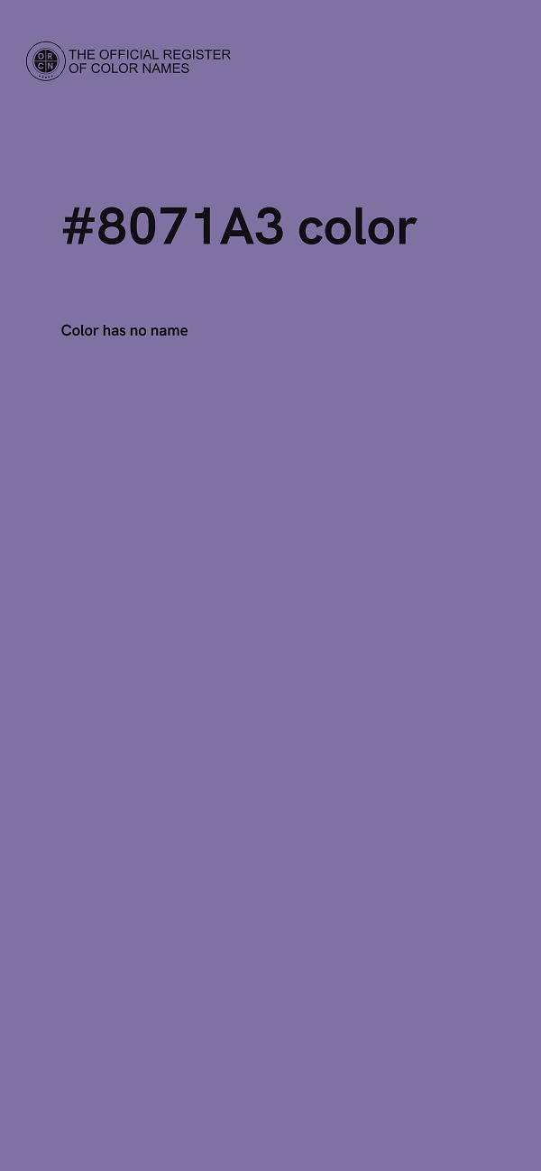 #8071A3 color image