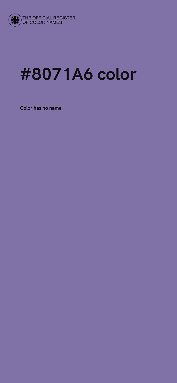 #8071A6 color image