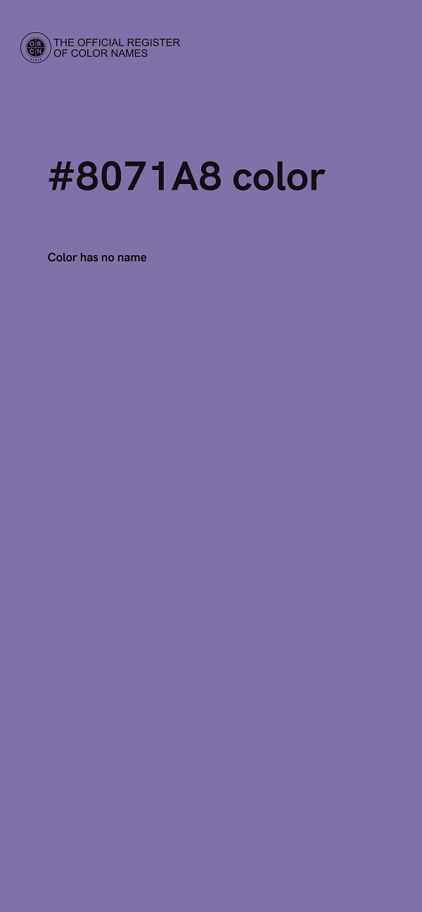 #8071A8 color image