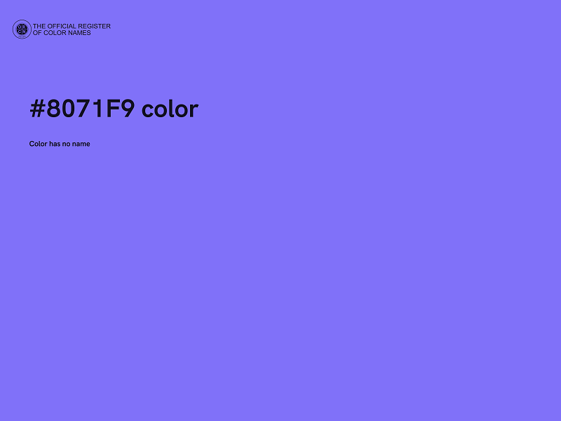 #8071F9 color image