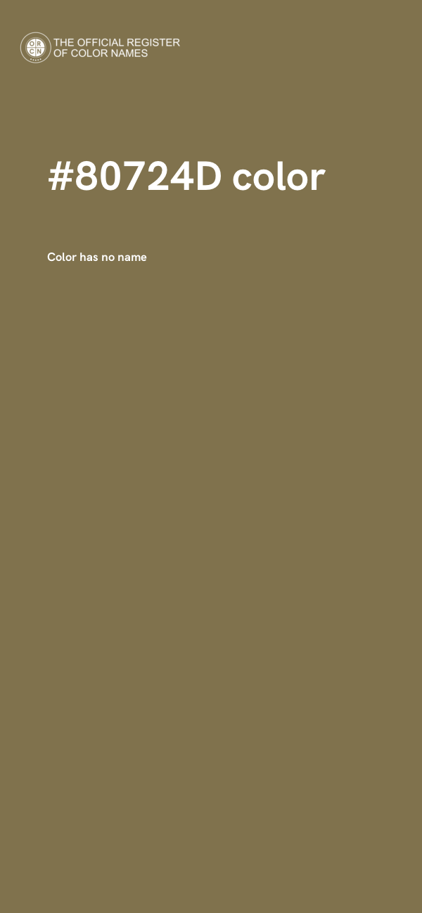 #80724D color image