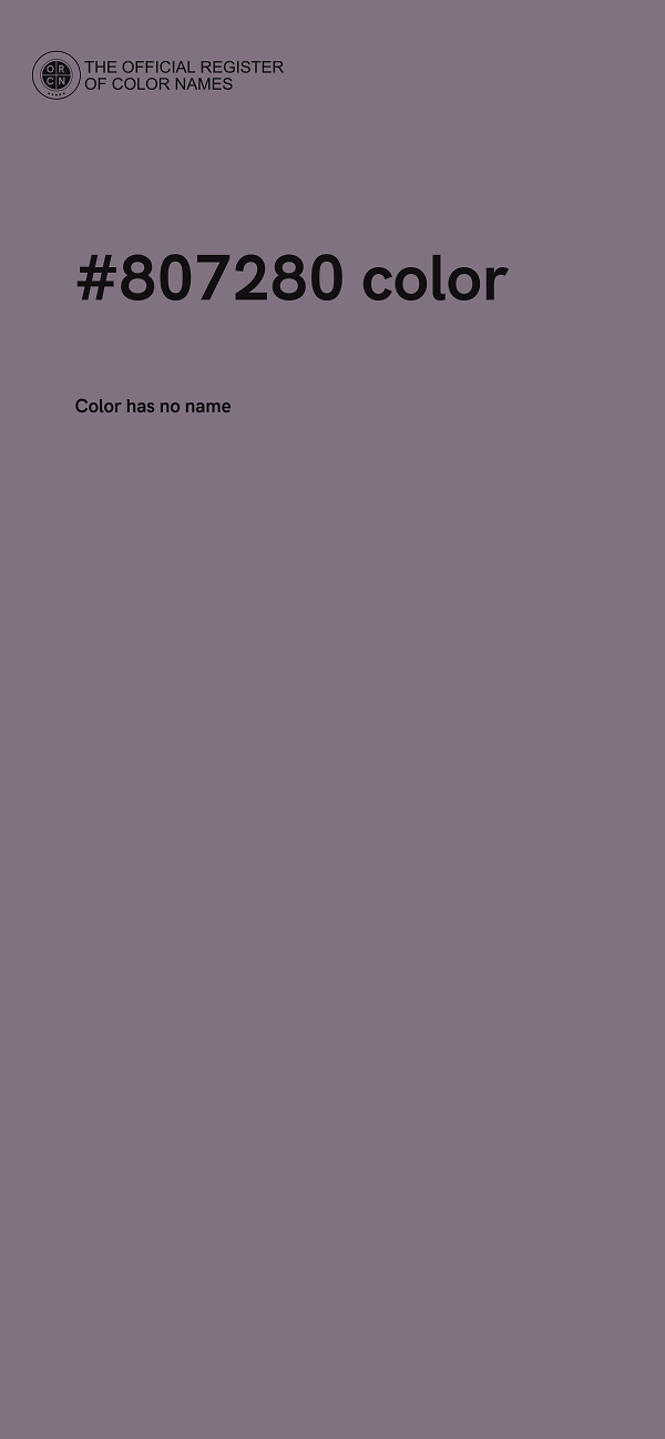#807280 color image