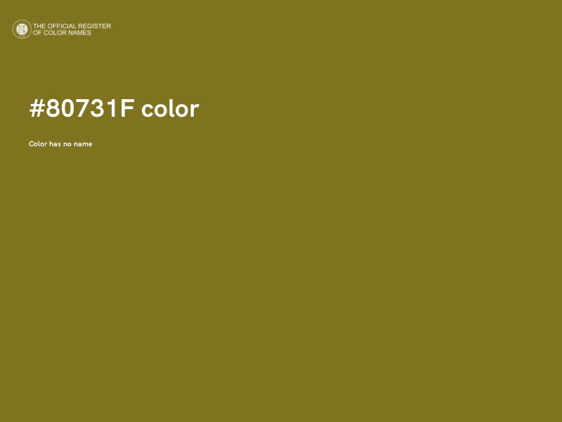 #80731F color image