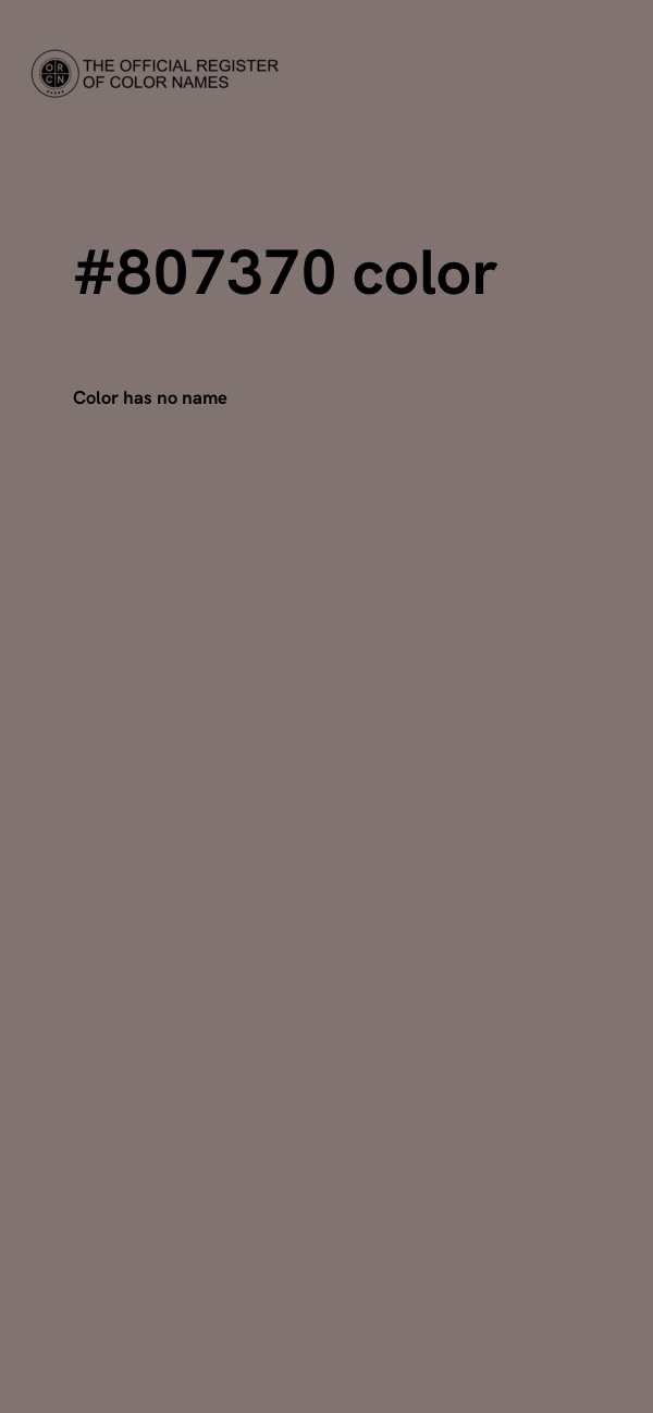 #807370 color image