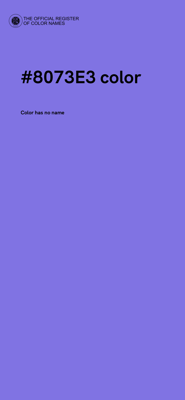 #8073E3 color image