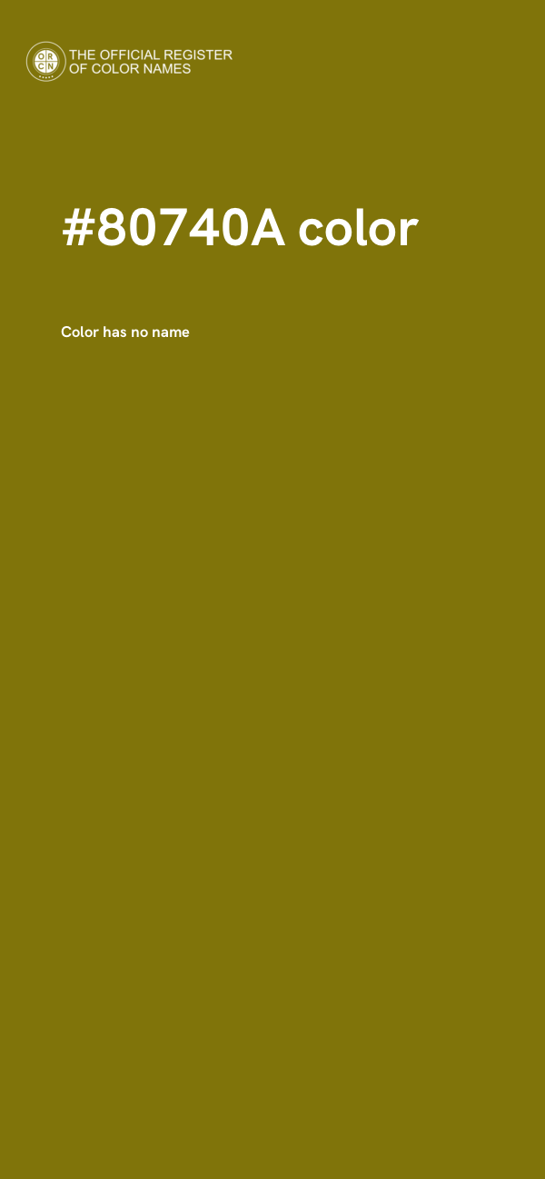 #80740A color image