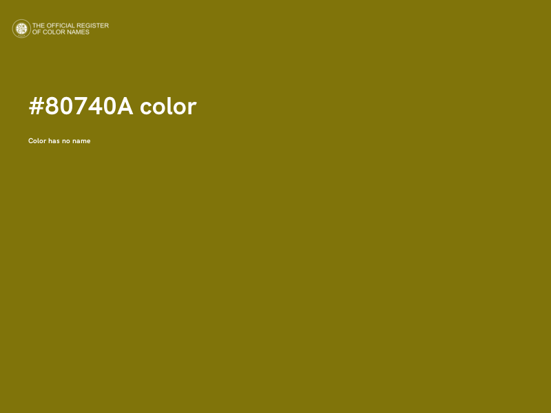 #80740A color image