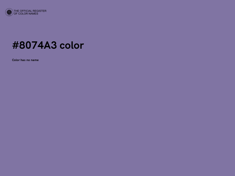 #8074A3 color image