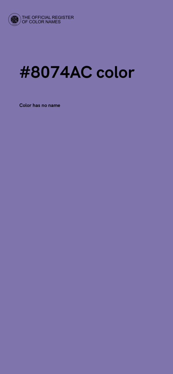 #8074AC color image