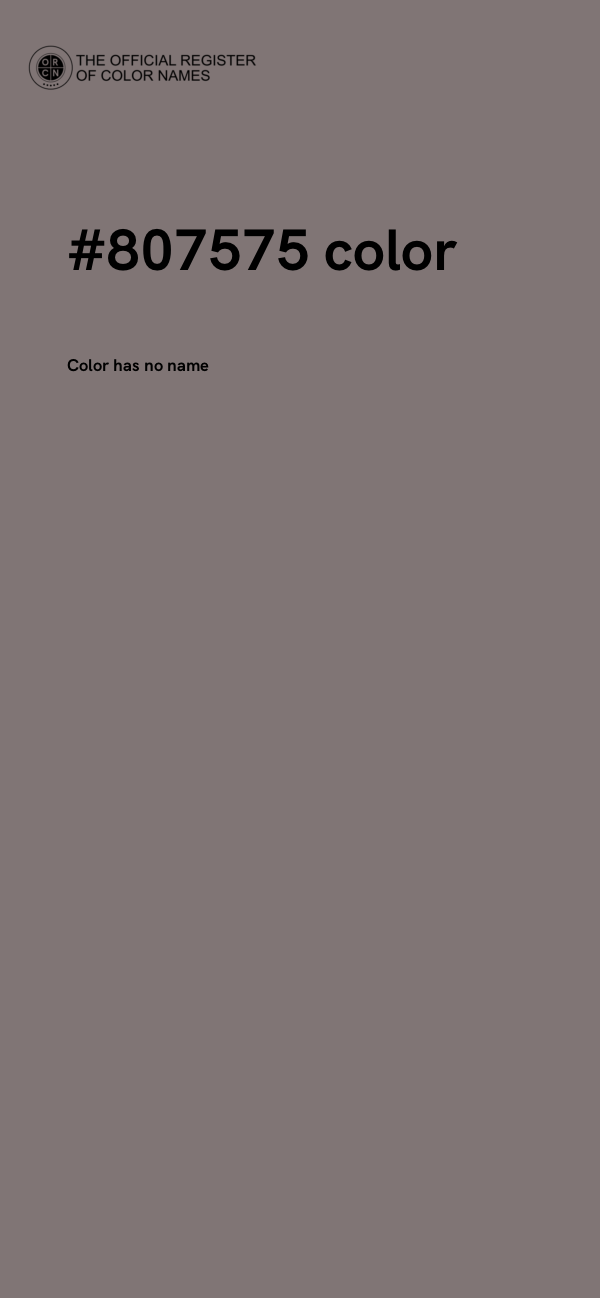 #807575 color image