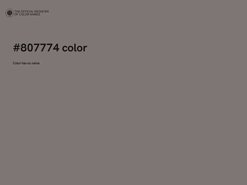 #807774 color image
