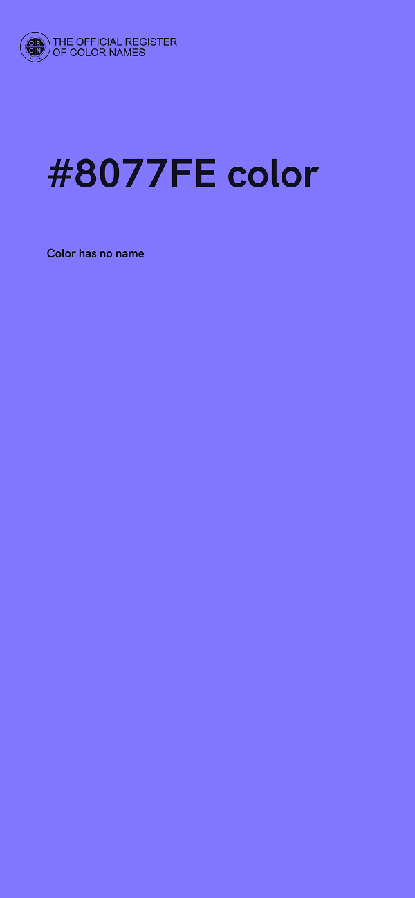 #8077FE color image