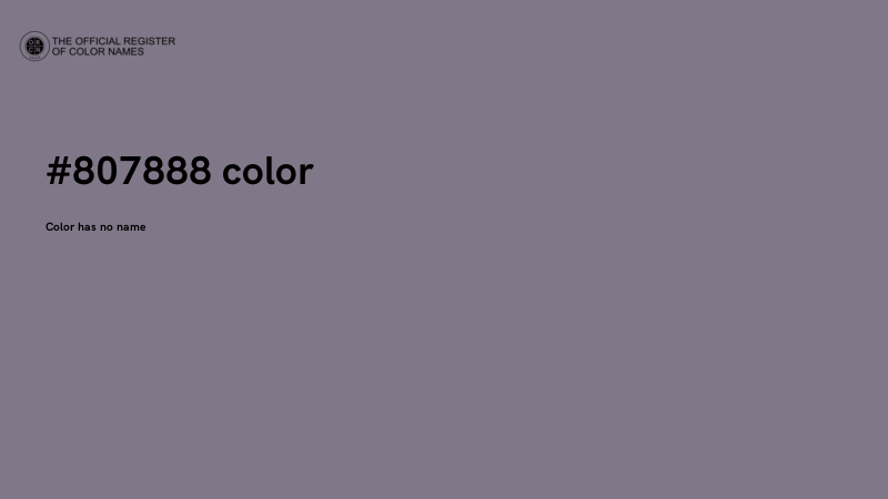 #807888 color image
