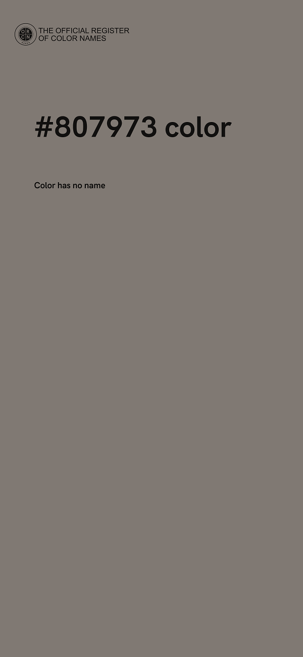 #807973 color image