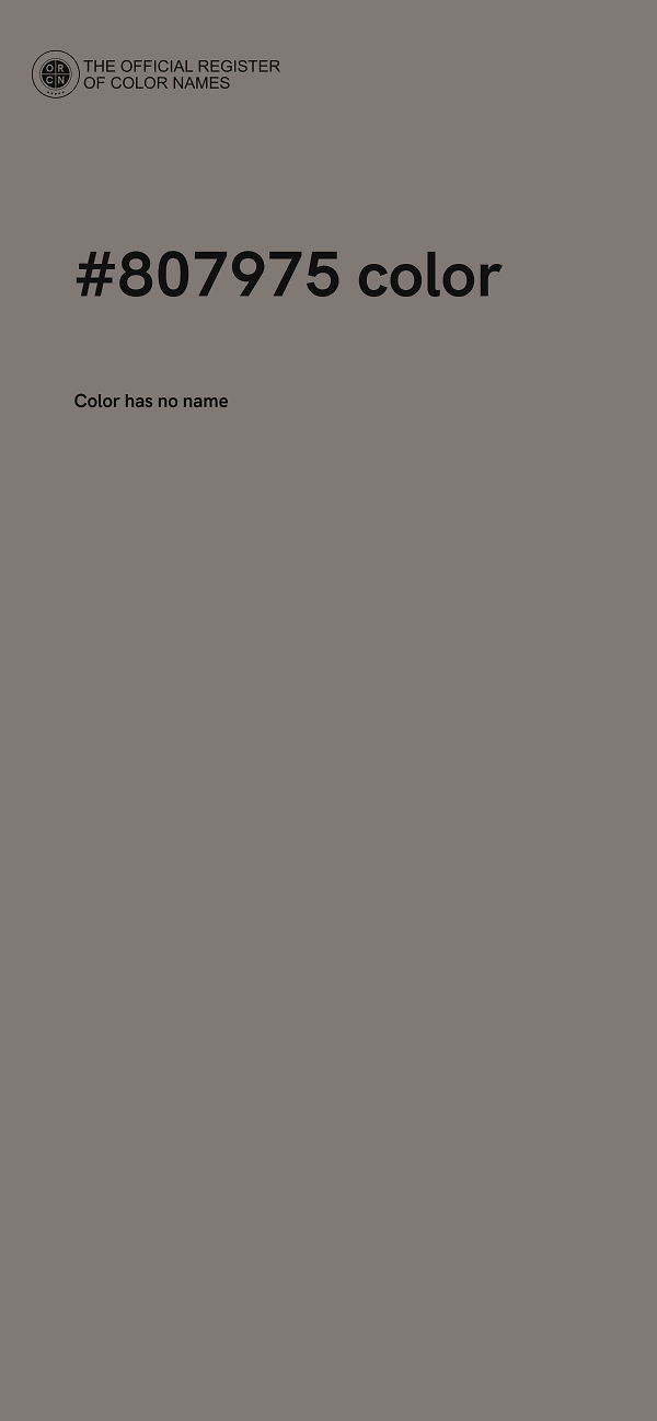 #807975 color image