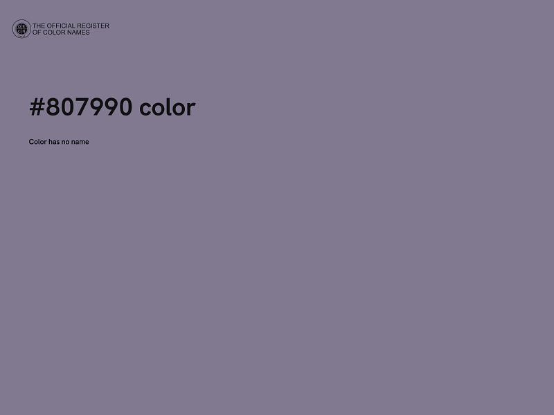 #807990 color image