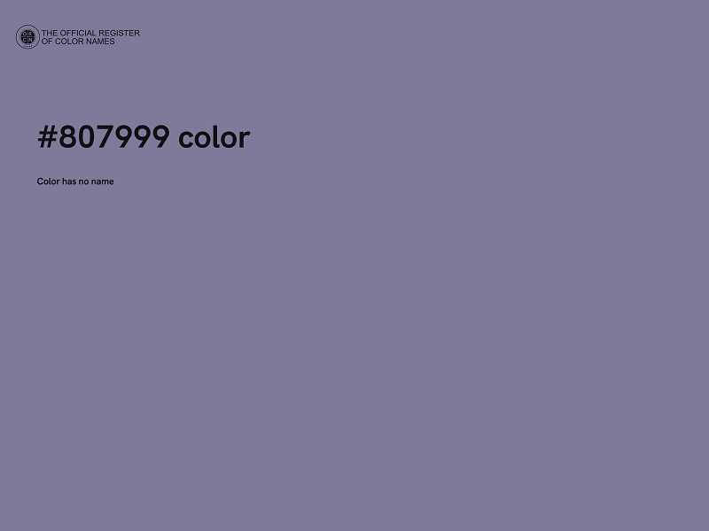 #807999 color image