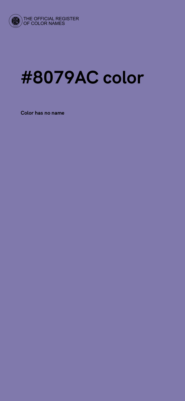 #8079AC color image
