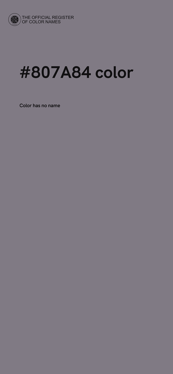 #807A84 color image
