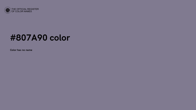 #807A90 color image