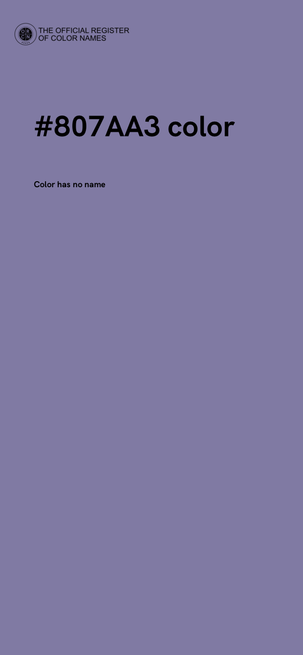 #807AA3 color image